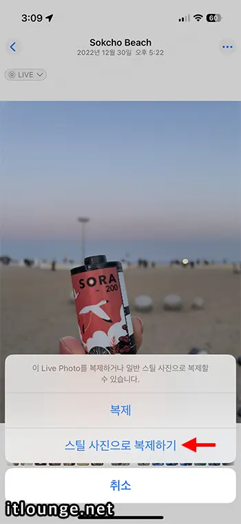 아이폰 라이브 포토에서 사진만 저장하는 방법 2 아이폰 라이브 포토 원본 사진만 저장하기 2