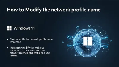 How to change network profile name in Windows 11 title