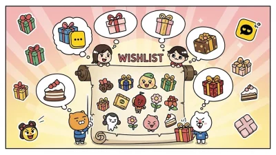 How to View a Friends Wishlist and Configure My Gifts on KakaoTalk